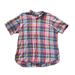 Ralph Lauren plaid button up shirt